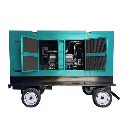 100kva 3 Phase Power Generator Set 60hz 120/240v Diesel Trailer Type With Remote Start And Auto Start Canopy Type