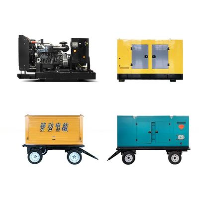 Open 25kva 40kva 100kva 125kva 250kva 300kva Power Low Rpm Electric 60KVA Diesel Generator