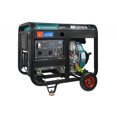 Easy Moving 17.6kva Industrial Diesel Generator Set with Competitive and Four Wheels