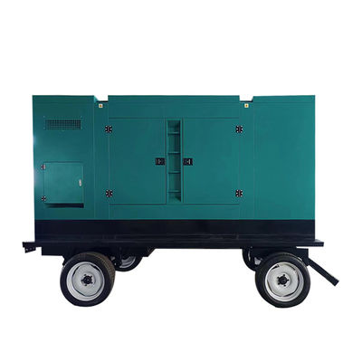 100kva 3 Phase Power Generator Set 60hz 120/240v Diesel Trailer Type With Remote Start And Auto Start Canopy Type