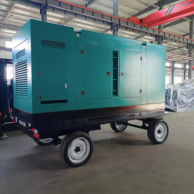 100kva 3 Phase Power Generator Set 60hz 120/240v Diesel Trailer Type With Remote Start And Auto Start Canopy Type