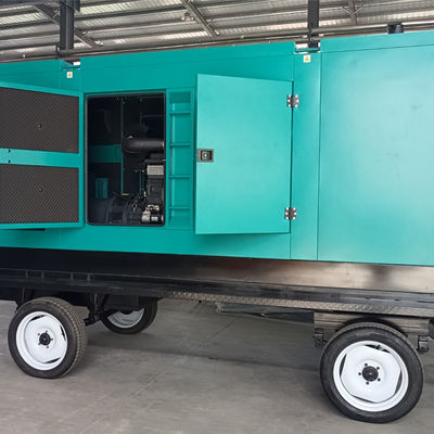 100kva 3 Phase Power Generator Set 60hz 120/240v Diesel Trailer Type With Remote Start And Auto Start Canopy Type
