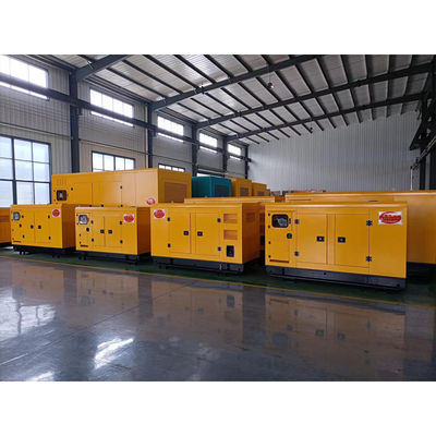 Single Phase 220v 60hz 131kva 100kva Silent Type Diesel Generator YELLOW Customizable