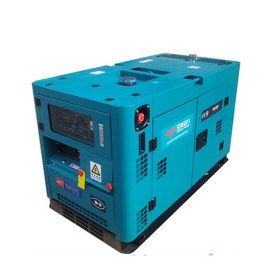 12.5kva Silent Diesel Generator Set Frequency 50/60HZ Unit Size 1250*650*760mm